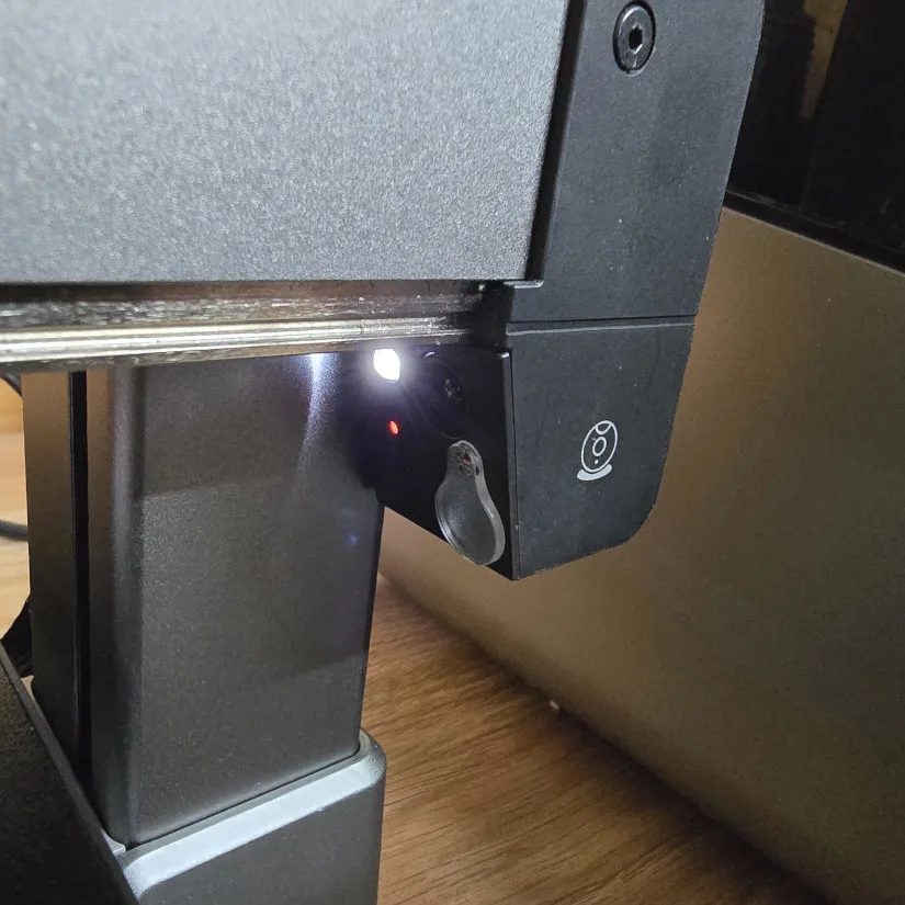 Camera, Light and Privacy Cap