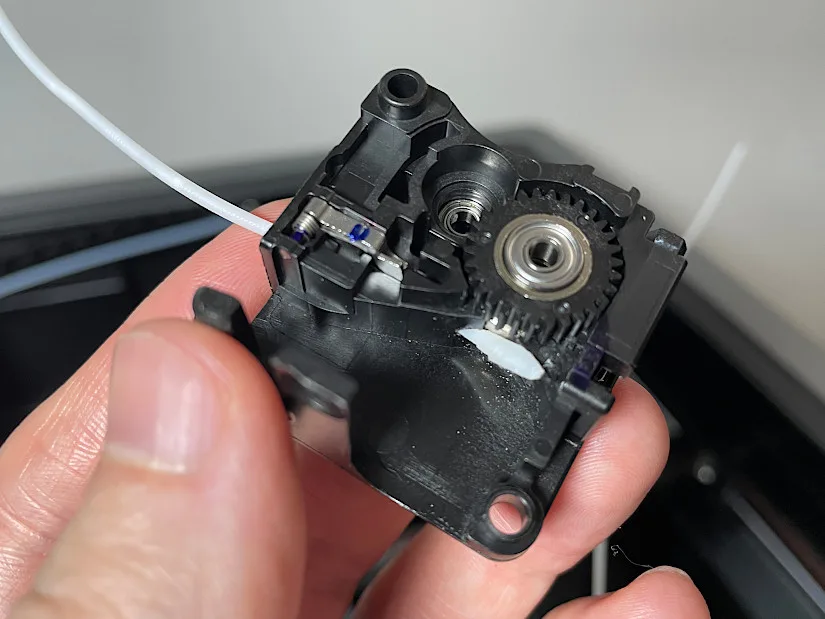 Filament End Stuck in K2 Plus Extruder