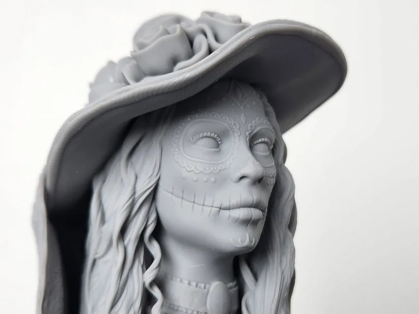 La Catrina Face - Test Print