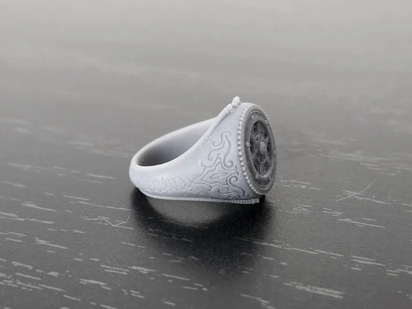 Steampunk Ring - Side View