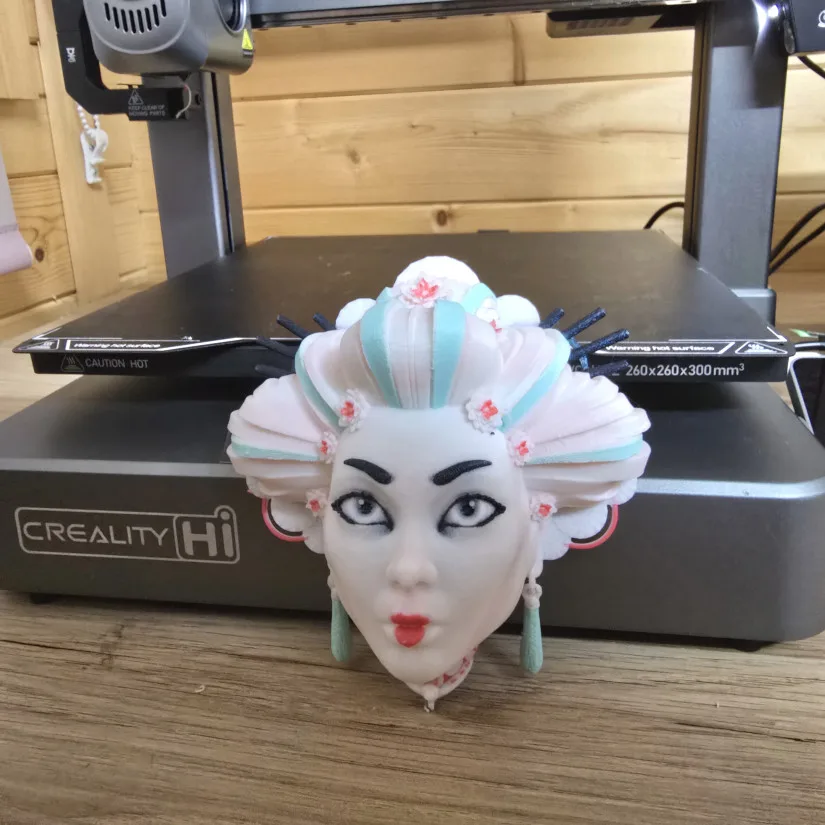 Geisha Multi-colour Print