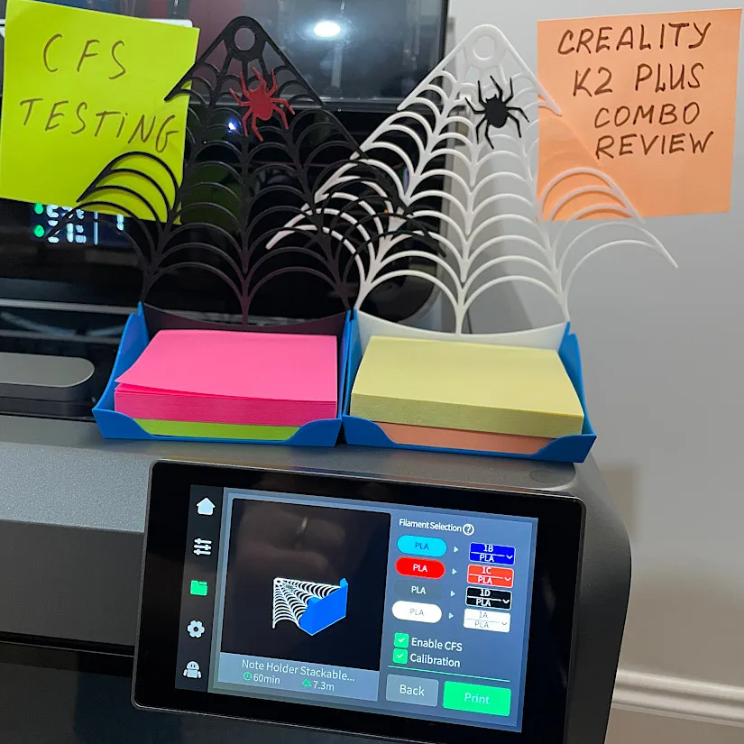 K2 Plus Screen and Multicolor Note Holders
