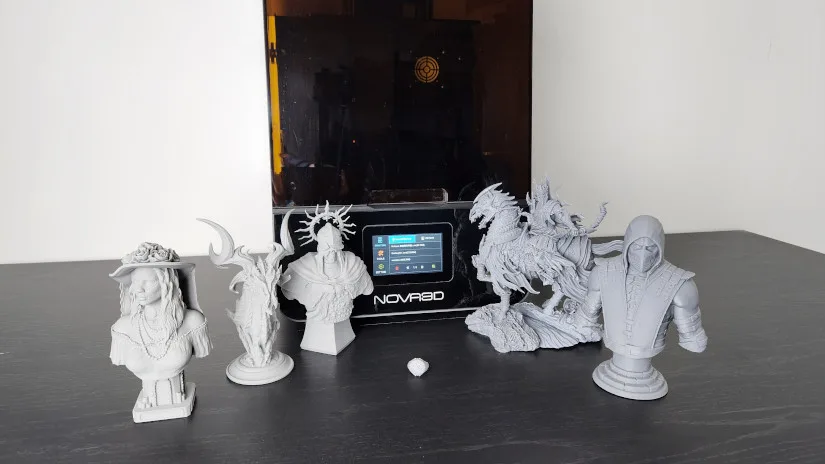 Nova3D Whale4 Ultra 16K and Test Prints