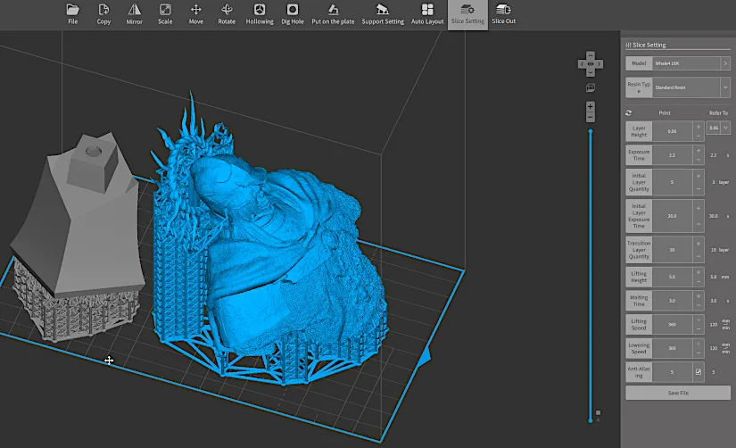 Test Model Preview in NovaMaker Slicer