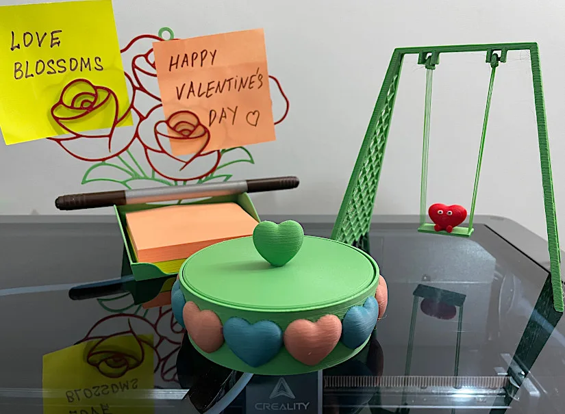 Valentine's Day Themed Multicolor Prints