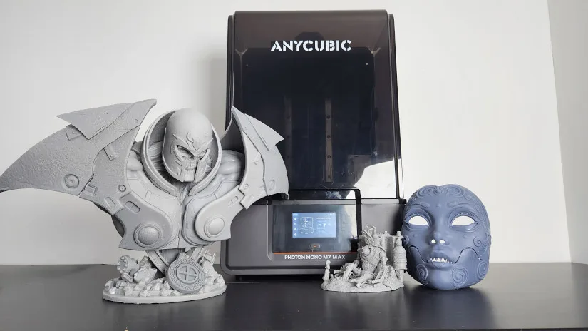 Anycubic Photon M7 Max and Tested Prints 公在厨房撕开奶罩吸奶头