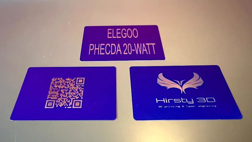 Anodised Aluminium Cards