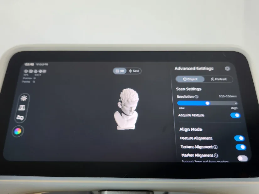 Bust Scan Screen