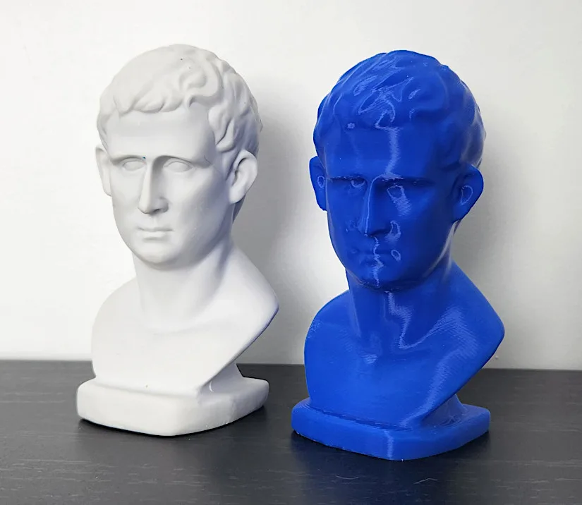 3D printed statue test using FLSUN T1 Pro and 3D scanned model