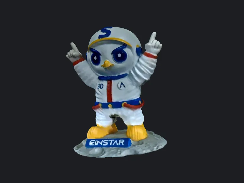 Einstar Mascot Scanned Multicolor Texture