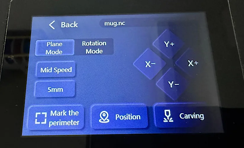 Elegoo Phecda UI Screen