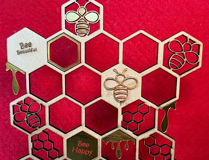 Honeycomb Decoration Close Look