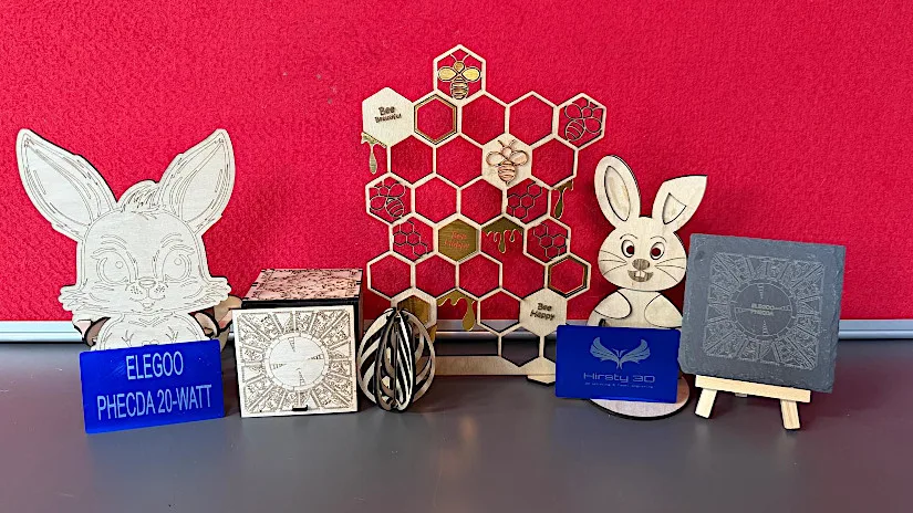 Laser Engraved and Cut Projects 高冷男受用钢笔玩自己动漫