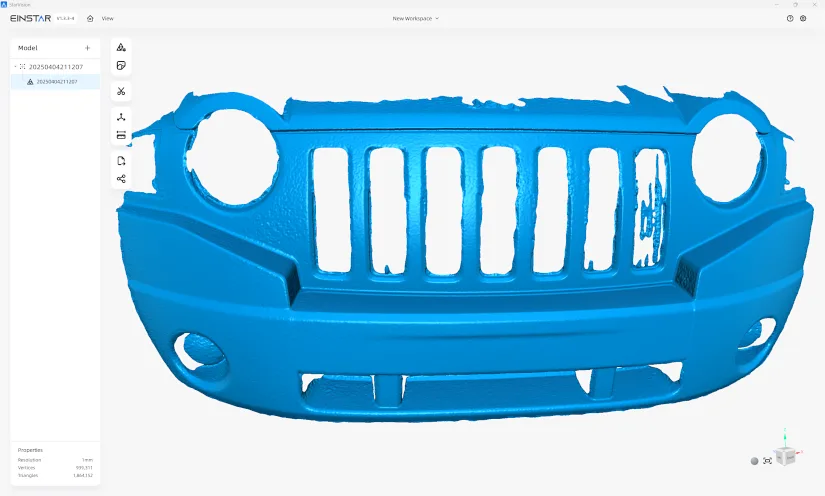 Scanned Bumper Preview