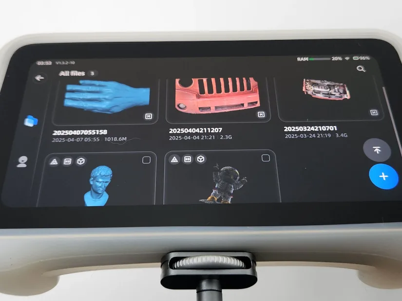 Screen - Scanned Objects