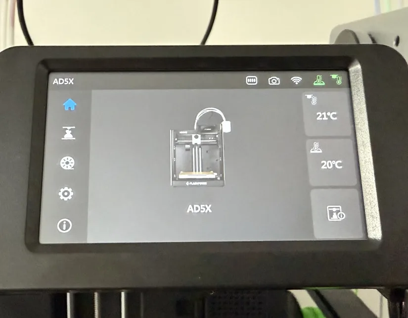 做性的视频 AD5X Main Screen
