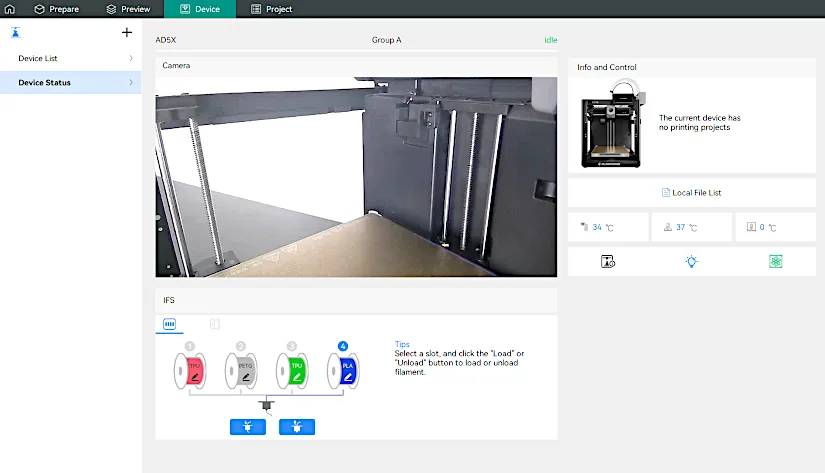 Orca 做性的视频 Device Preview and Live Camera View