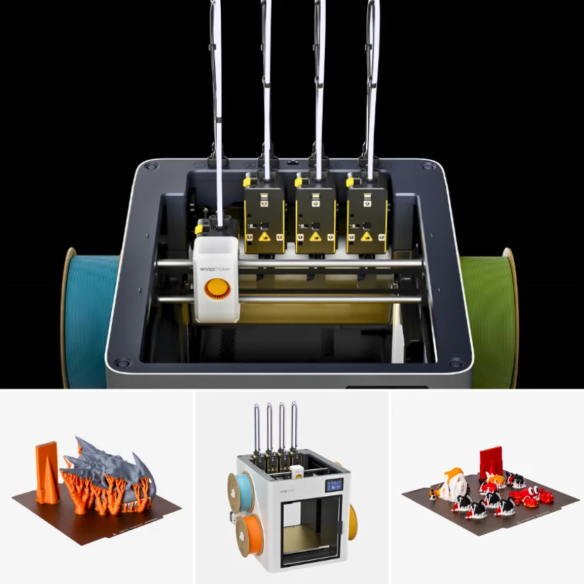 Snapmaker U1 - Toolchanging Multi-material 3D Printer and Test Prints 中文在线а√在线