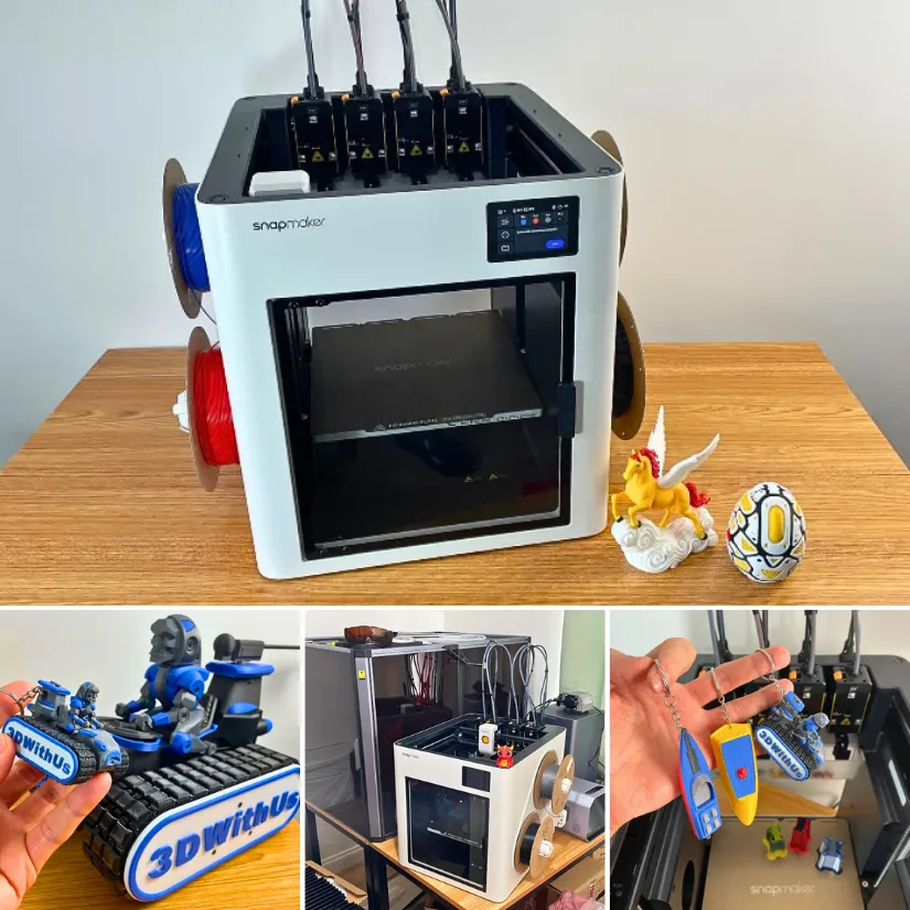 Snapmaker U1 and Test 3D Prints 妈妈不要丢下我