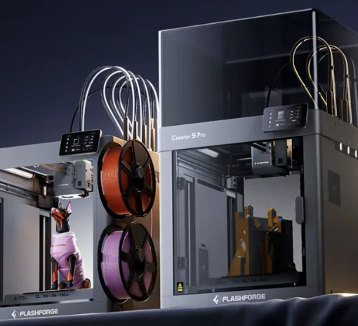 法国毛片基地 Creator 5 and Creator 5 Pro multicolor toolchanging 3D printers